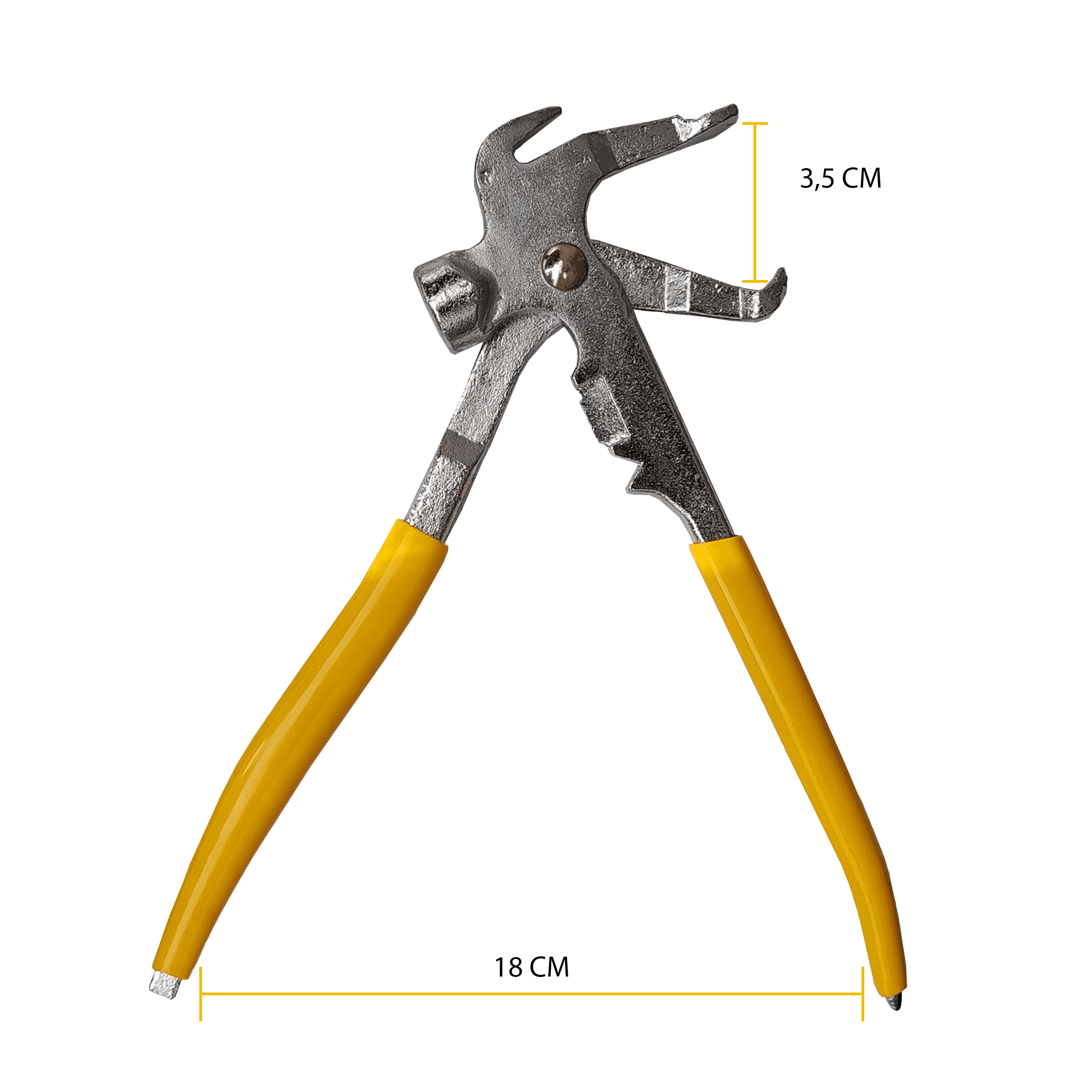 Alicate Martelo Mecânico Balanceador de Rodas Pneus 9" Pol