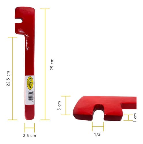 Chave De Virar Ferro Estribo 7 Variações Kit Especial 2x 1/2