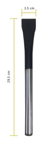 Marreta 2kg + Talhadeira 12 + Ponteiro 12 Forjada Tarza