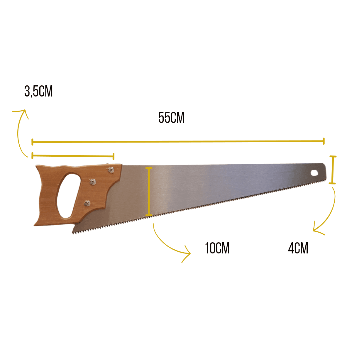 Serrote Para Madeira 20" 550 MM Temperado