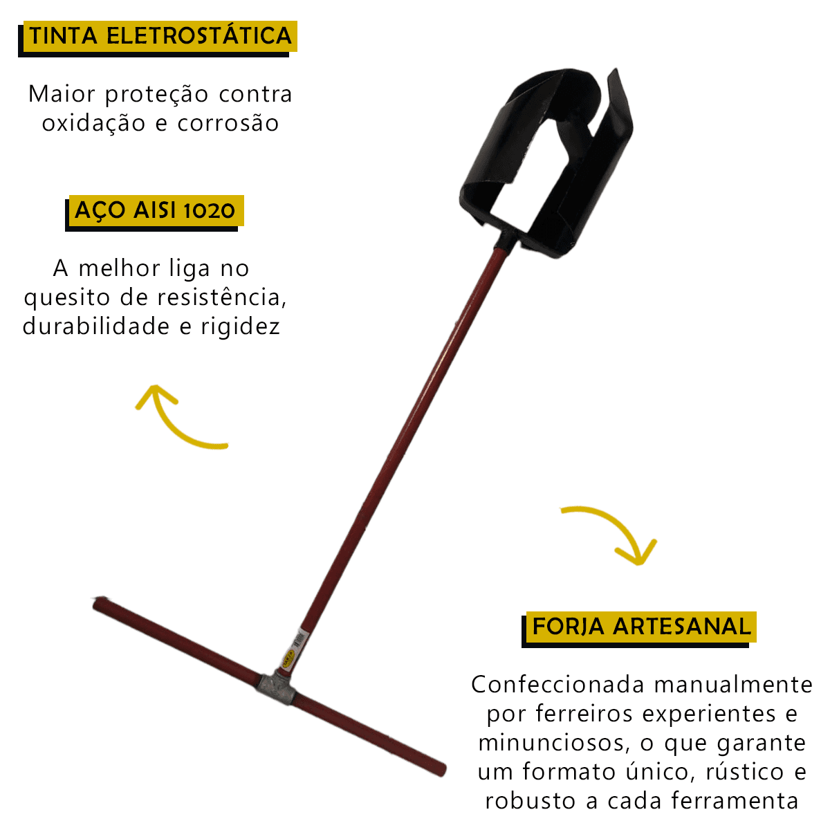 Cavadeira Trado 8 (20 Cm) Aço Forjado Tarza