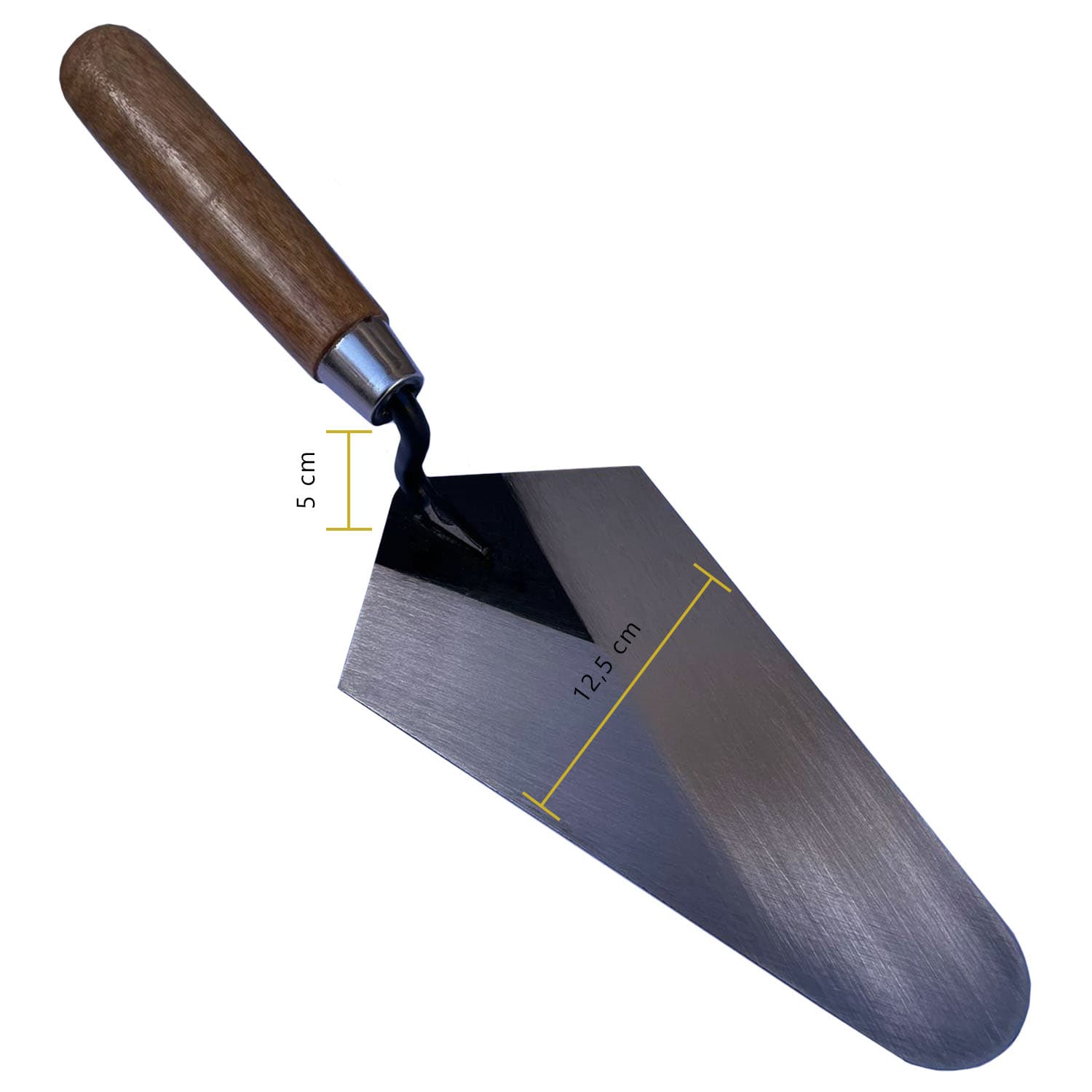 Colher Para Pedreiro Canto Reto 9” Soldada TARZA