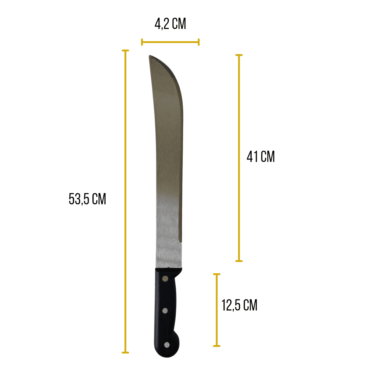Facão para Mato 16 Polegadas Com Cabo Plástico 54 cm