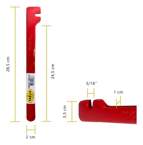 Chave De Virar Ferro Estribo 7 Variações Kit Especial 2x 1/2