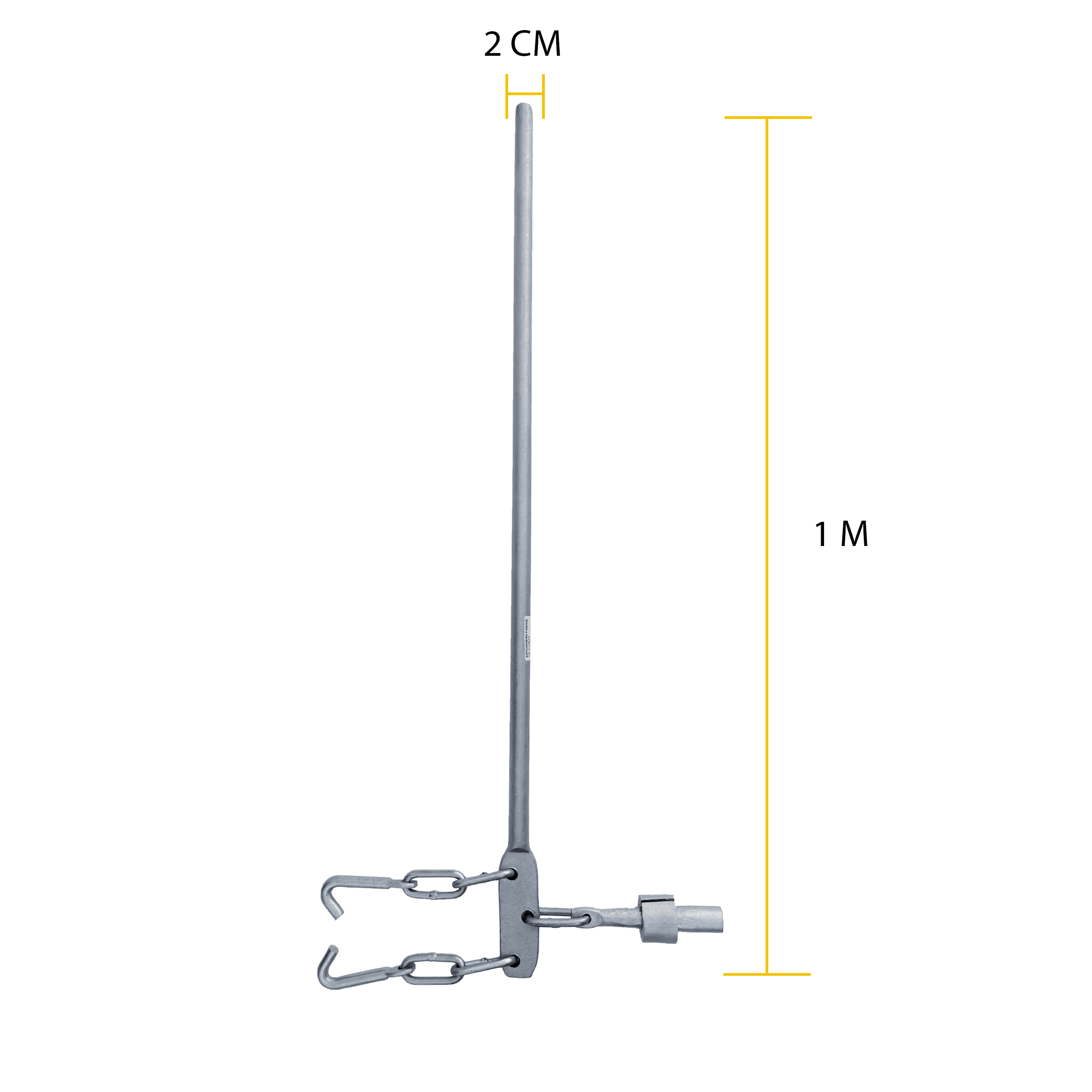 Esticador De Arame P/cerca  Máquina De Aramar 7/8" x 1 Metro