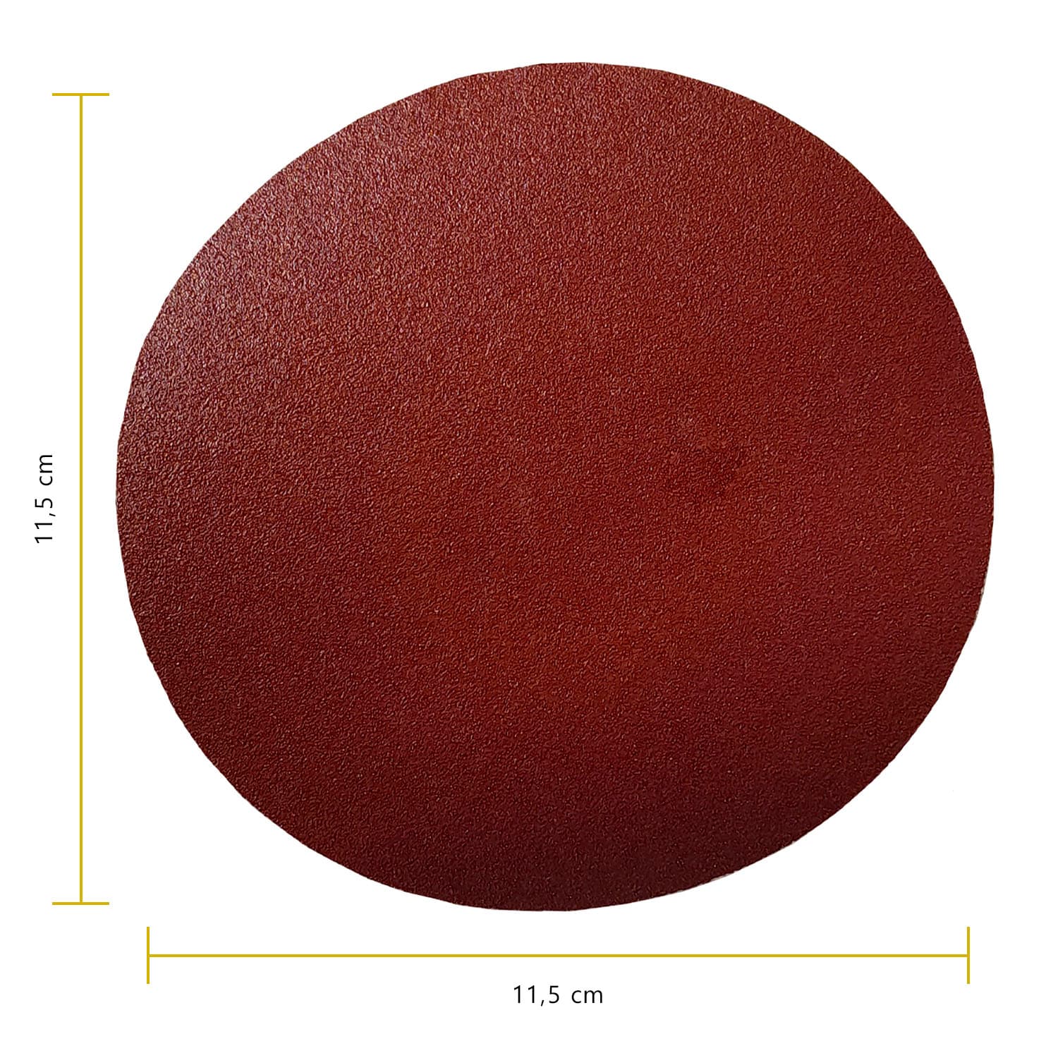 Disco De Lixa Velcro 115mm Grao 180 P/ Lixadeira