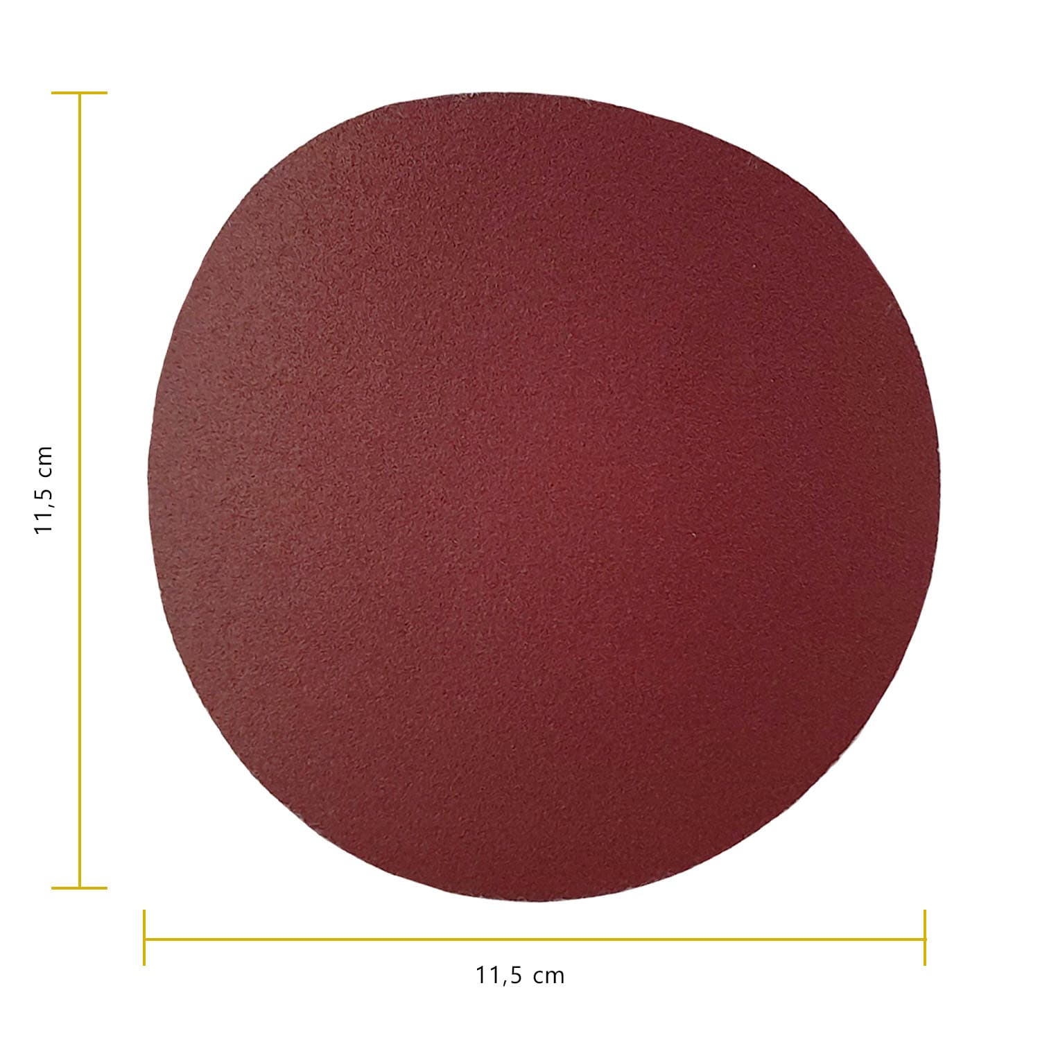 Disco De Lixa Velcro 115mm Grao 220 P/ Lixadeira