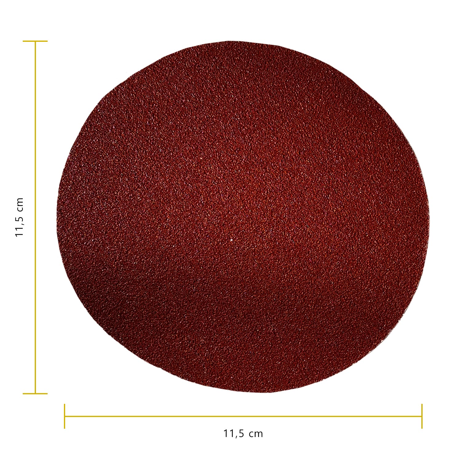 Disco De Lixa Velcro 115mm Grao 80 P/ Lixadeira