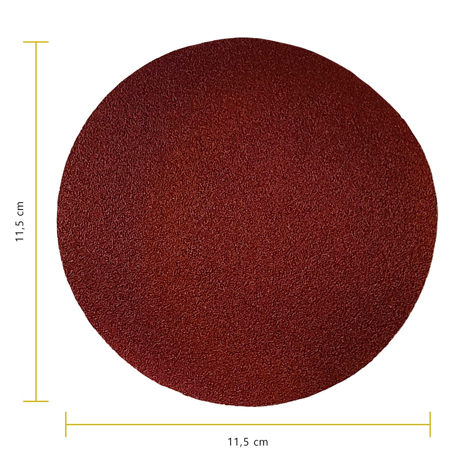 Disco De Lixa Velcro 115mm Grao 100 P/ Lixadeira