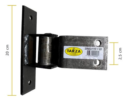 4 Dobradiça Para Porteira H 80cm Forjada Tarza