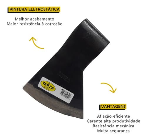 Machado Forjado Maciço Tarza Sem Cabo