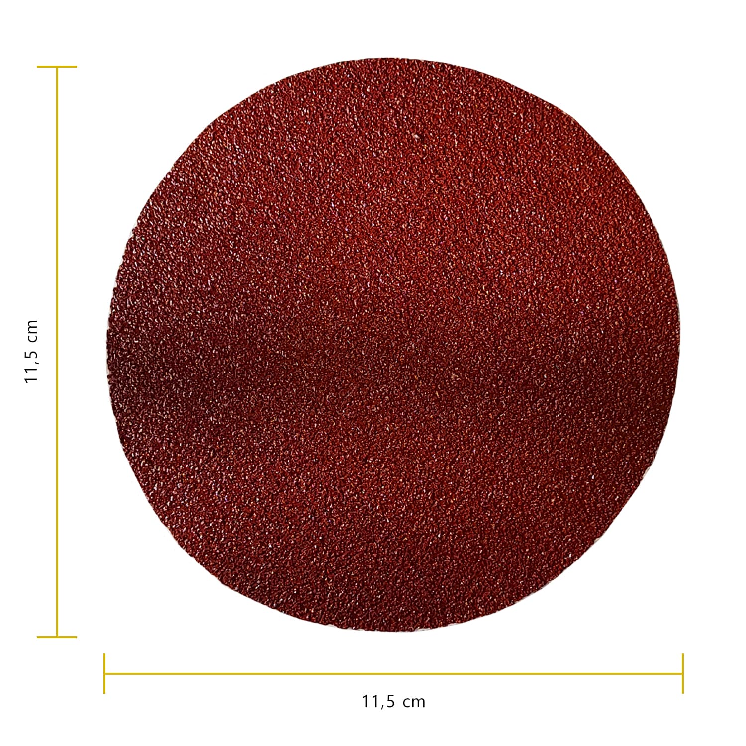 Disco De Lixa Velcro 115mm Grao 40 P/ Lixadeira