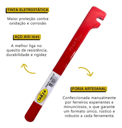 Chave Para Virar Ferro/ Estribo 5/16 Forjada Tarza