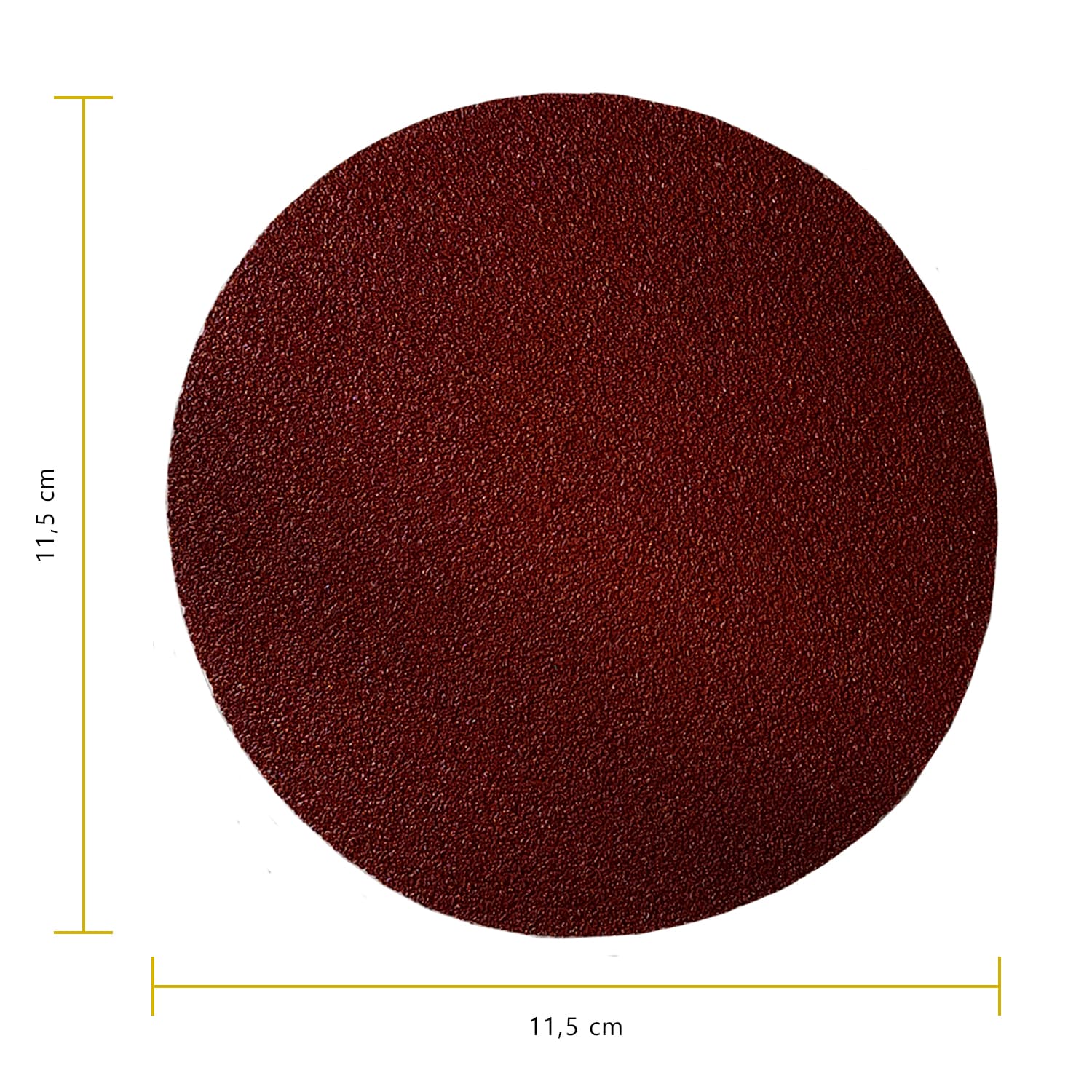 Disco De Lixa Velcro 115mm Grao 60 P/ Lixadeira