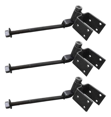 3x Dobradiça Boca De Lobo 80mm Para Portão Porteira Baia