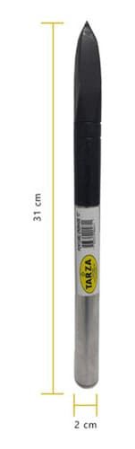 Marreta 2kg + Talhadeira 12 + Ponteiro 12 Forjada Tarza