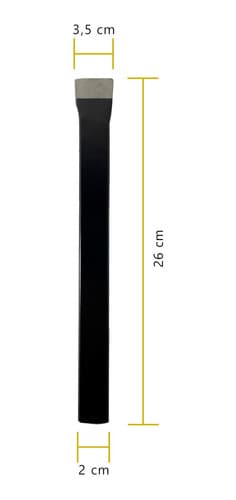 Talhadeira  Chata 1/2" X 10 Aço