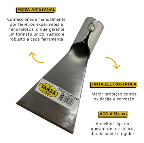 Cavadeira Para Feijão Forjada N10 Tarza Sem Cabo