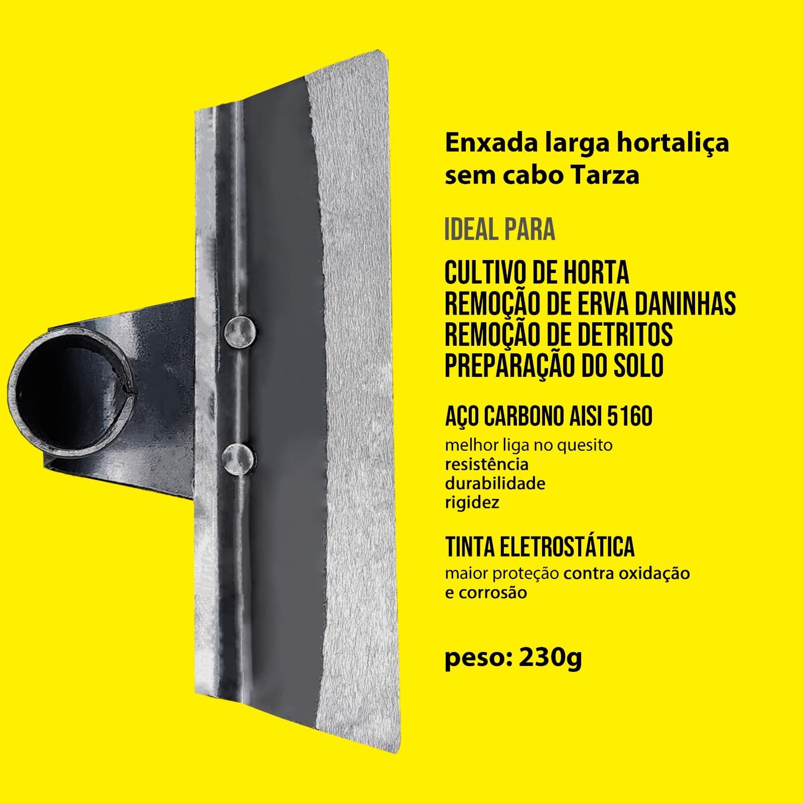 Enxada para hortaliça larga S/C