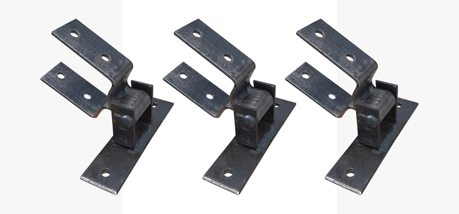 3 Dobradiça Porteira Boca De Lobo H 70mm