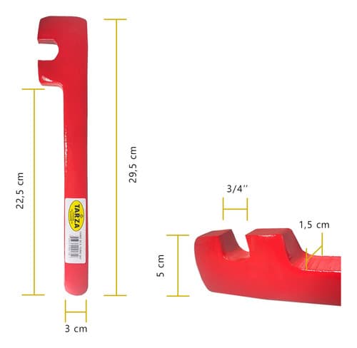 Chave De Virar Ferro Estribo 7 Variações Kit Especial 2x 1/2