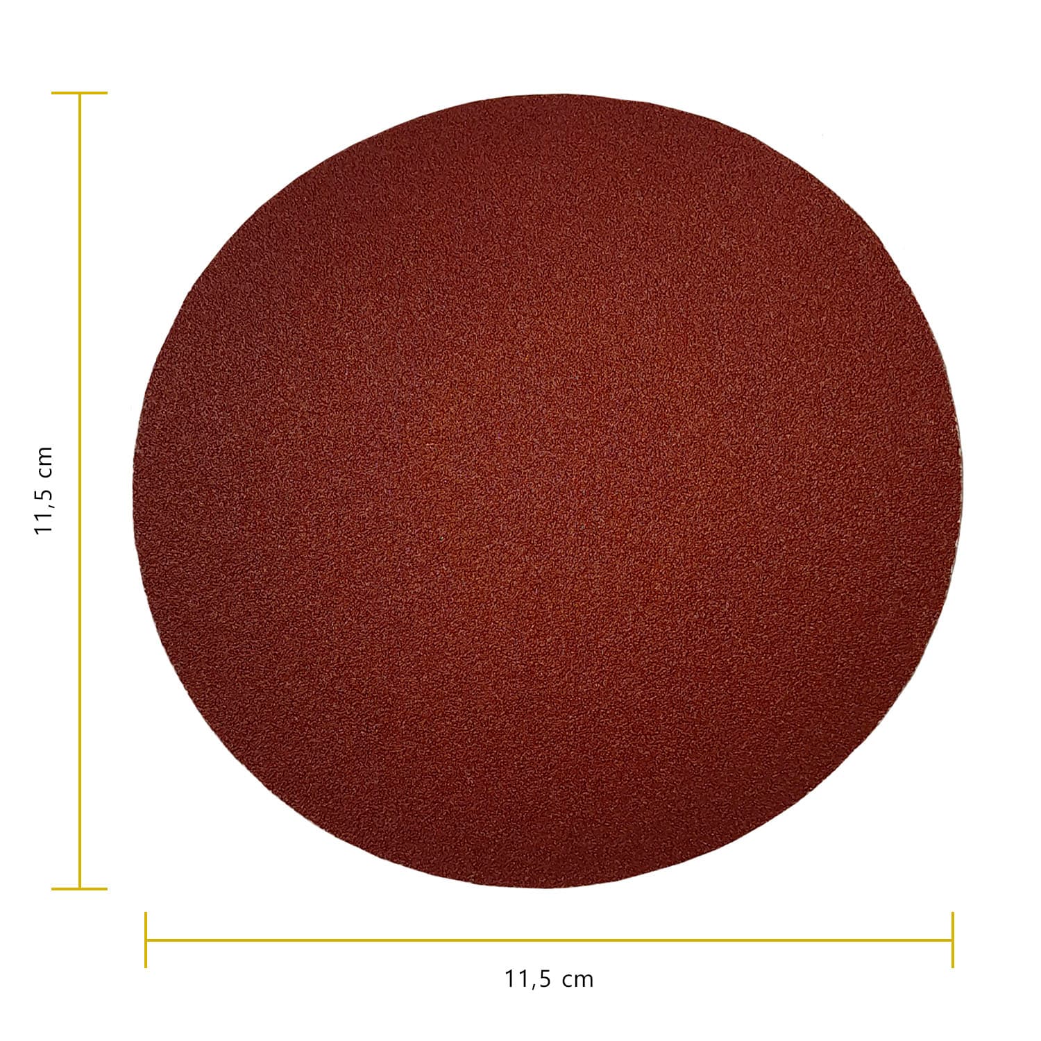 Disco De Lixa Velcro 115mm Grao 120 P/ Lixadeira