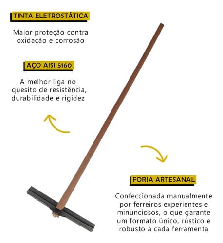 Enxada Rodo Estampada Tarza 46 cm C/C