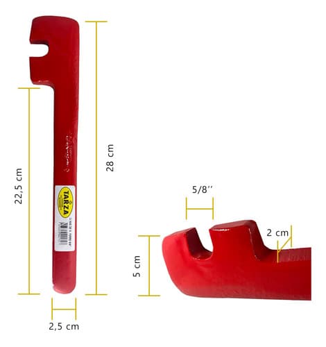 Chave De Virar Ferro Estribo 7 Variações Kit Especial 2x 1/2