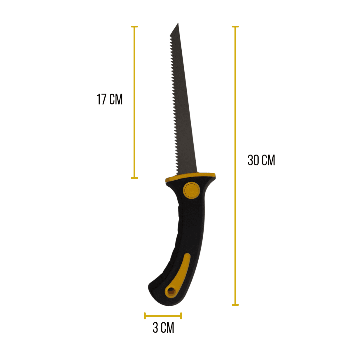 Serrote De Ponta Cabo Em Plástico 6" Drywall Gesso