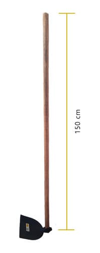 Enxada Larga Forjada Tarza 2,5 Com Cabo