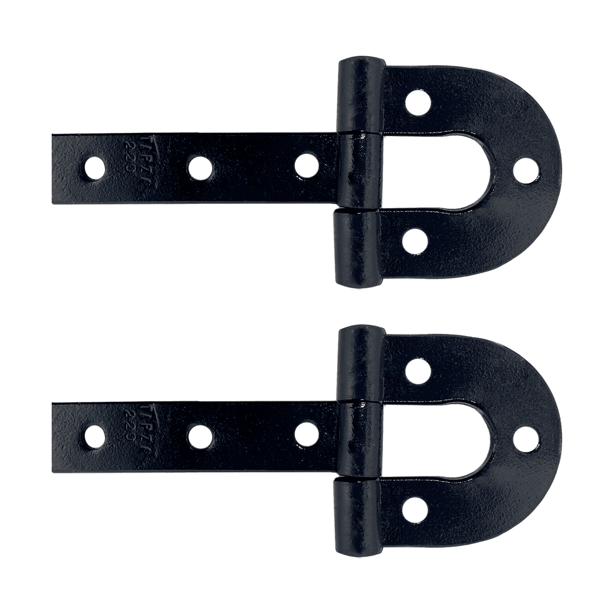Par De Dobradiça Porteira Ferradura Forjada 220mm Tarza