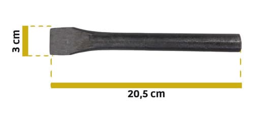 Talhadeira Redonda 3/4 X  8  Forjada Tarza