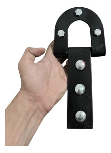 Par De Dobradiça Ferradura Forjada 250mm + Parafuso 3/8