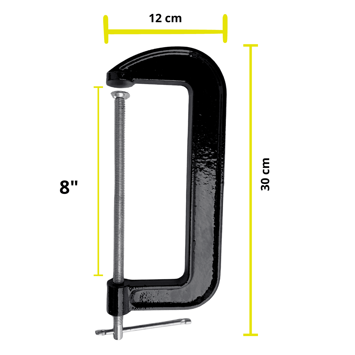 Grampo Sargento Marceneiro Tipo C Leve 8” Polegadas TARZA
