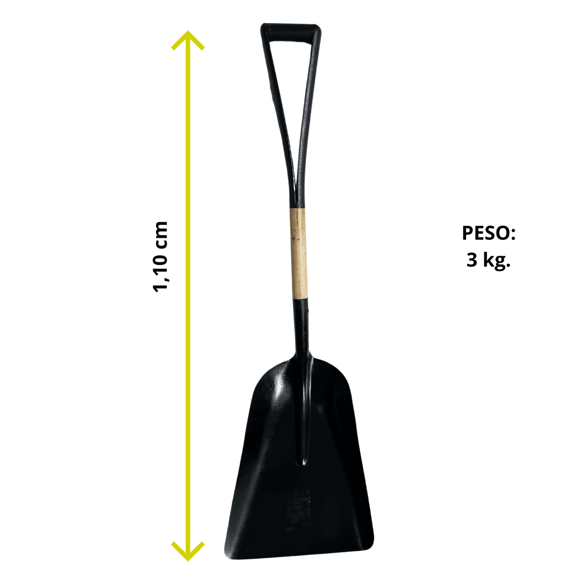 Pá de Carvão Carvoeira Nº 6 Com Cabo Y Profissional TARZA