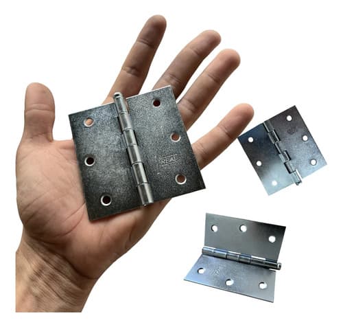 6 Un Dobradiça Loth 3x3,0 Aço Inoxidável Zincada Loth