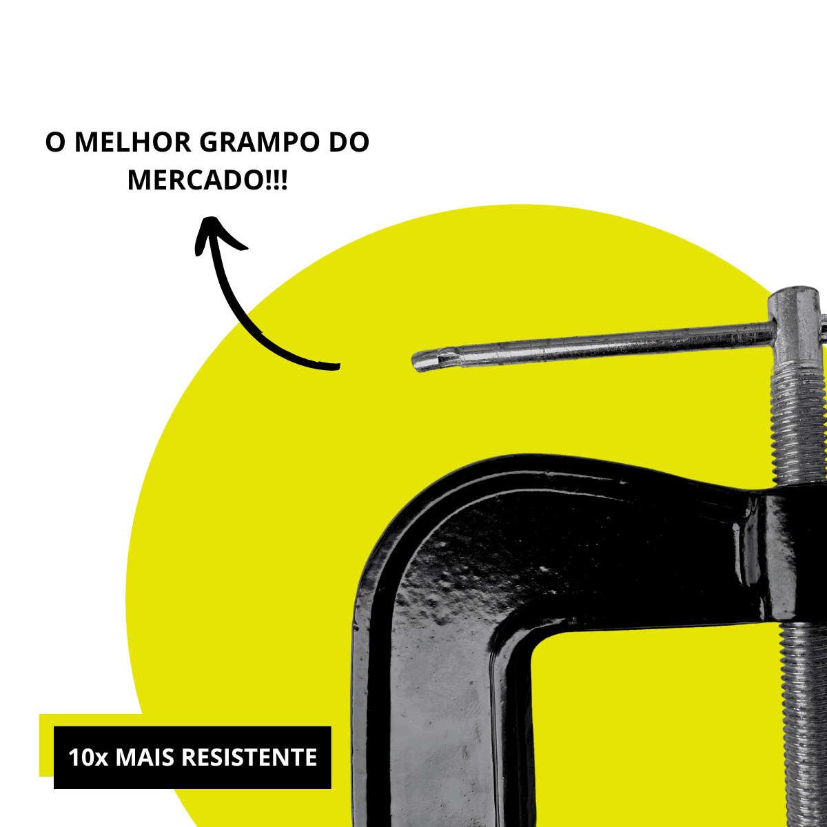 4 Un Grampo Sargento Marceneiro Tipo C Leve 6” Pol TARZA