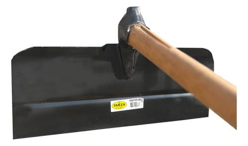 6un Enxada Rodo Terreiro Forjada 45cm Tarza Com Cabo
