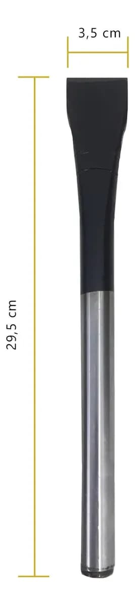 Marreta 1kg Talhadeira Cromada 12 +ponteiro 12 Forjado Tarza