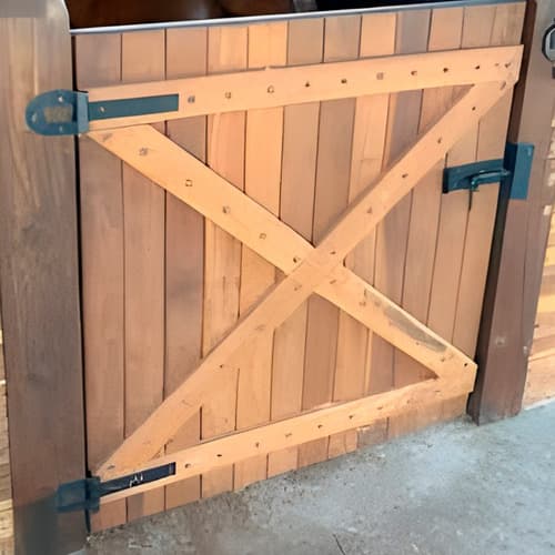 48un Dobradiça Ferradura 140mm Forjada Tarza