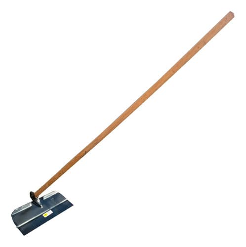 6un Enxada Rodo Terreiro Forjada 45cm Tarza Com Cabo