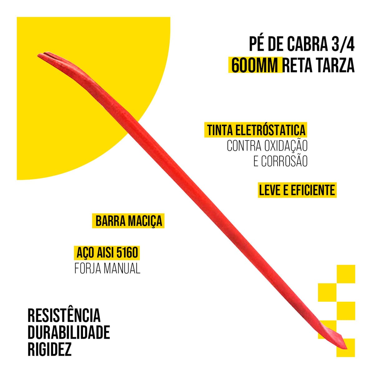 Pé De Cabra 3/4  X 600 Reto Tarza