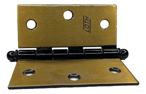 3 Un Dobradiça Flo Pino Bola 3 X 3cm Porta Janela + Parafuso