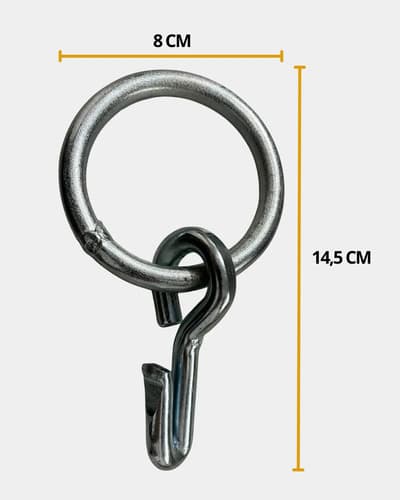 02 Un Esticador Arame Argola Estica Cerca 3/8 Galvanizado