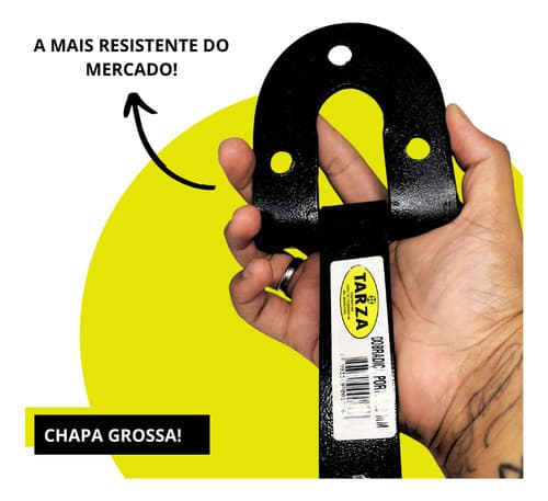 10 Un Dobradiça Ferradura 220mm Para Porteira Tarza