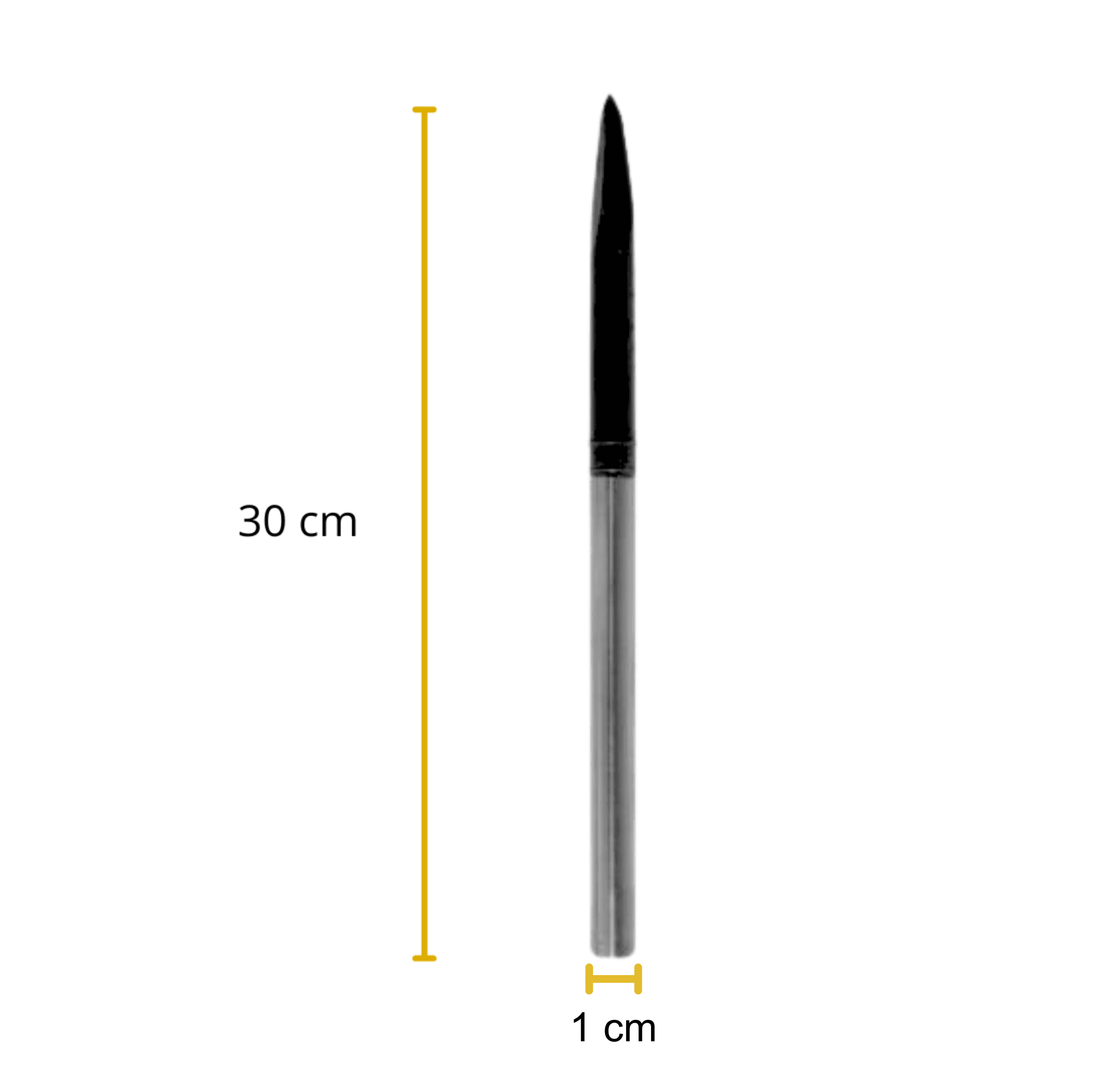 Ponteiro Cromado 1/2 x  12" Aço Forjado  TARZA