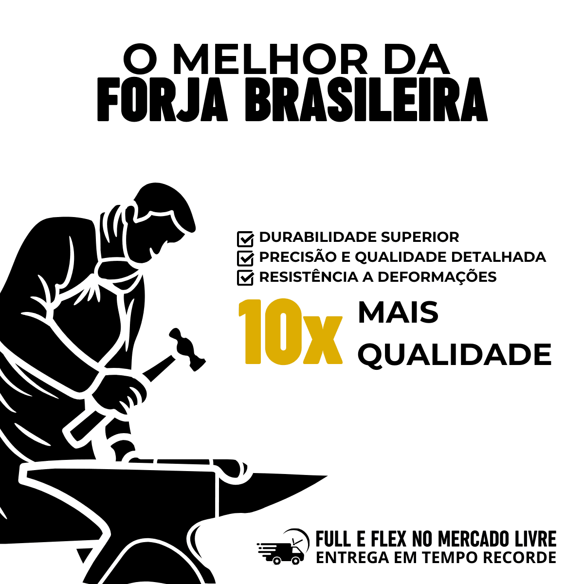 4un Dobradiça Porteira Ferradura Ultragrossa 200mm Tarza