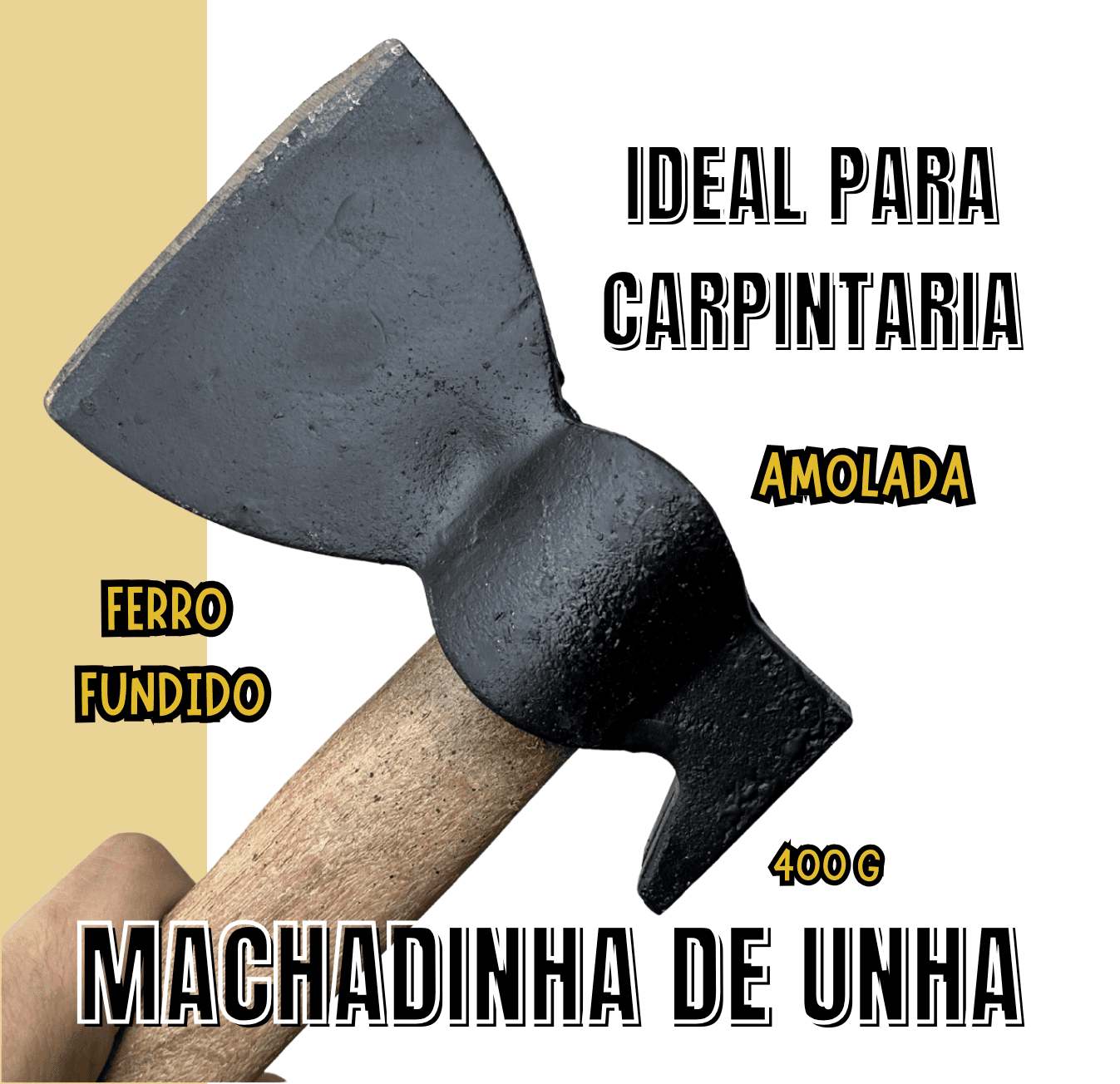 Machado Machadinha Com Unha e Cabo Encerado TENACE