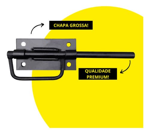 6 Un Tranca Salva Vidas Forjada Chapa Grossa Tarza