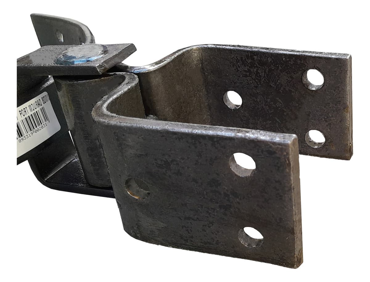 Dobradiça Para Porteira Mourão Forjada Tarza 80mm